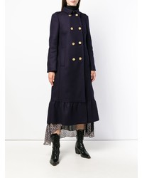 RED Valentino Double Breasted Flared Coat