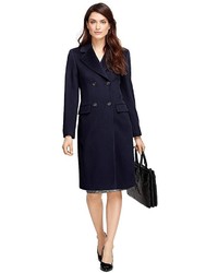 Brooks Brothers Double Breasted Wool Coat