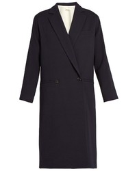 Masscob Double Breasted Wool Twill Coat