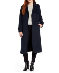 Kenneth Cole New York Double Face Wool Blend Coat