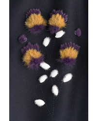 Fendi Fleece Wool Coat With Cashmere