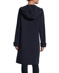 Jane Post Hooded Piped Coat