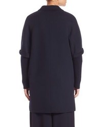 Max Mara Leva Short Sleeve Wool Coat