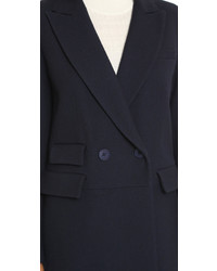 DKNY Long Sleeve Double Breasted Notch Collar Coat
