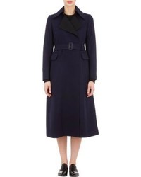 Sacai Luck Pleat Back Belted Trench Coat