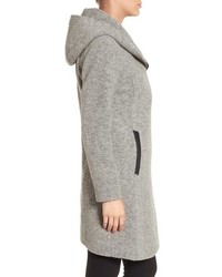 Andrew Marc Marc New York By Hooded Wool Blend Coat