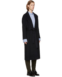 EACH X OTHER Navy Wool Coat