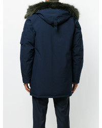 Kenzo Racoon Fur Trim Hooded Coat