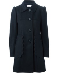 RED Valentino Scalloped Detail Coat