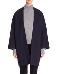 Vince Reversible Wool Cashmere Cardigan Coat
