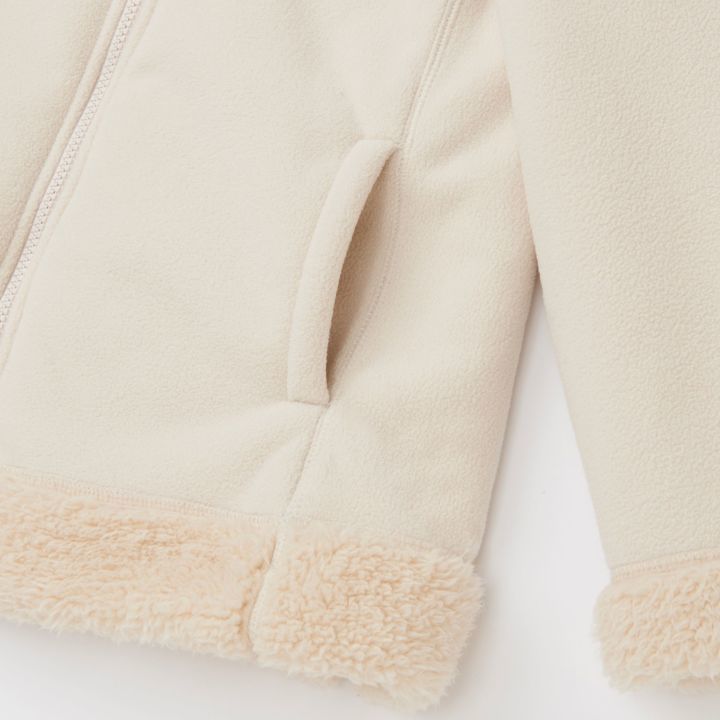 Uniqlo Girls Blocktech Fleece Coat, $29 | Uniqlo | Lookastic