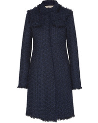 Nina Ricci Wool Blend Tweed Coat