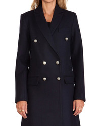Nicholas Wool Double Breasted Coat