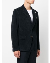 Manuel Ritz Corduroy Single Breasted Blazer