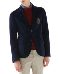 Gucci Fine Corduroy Schoolboy Jacket Duke Shirt With Web Detail Cashmere Crewneck Sweater Stretch Gabardine Riding Pants