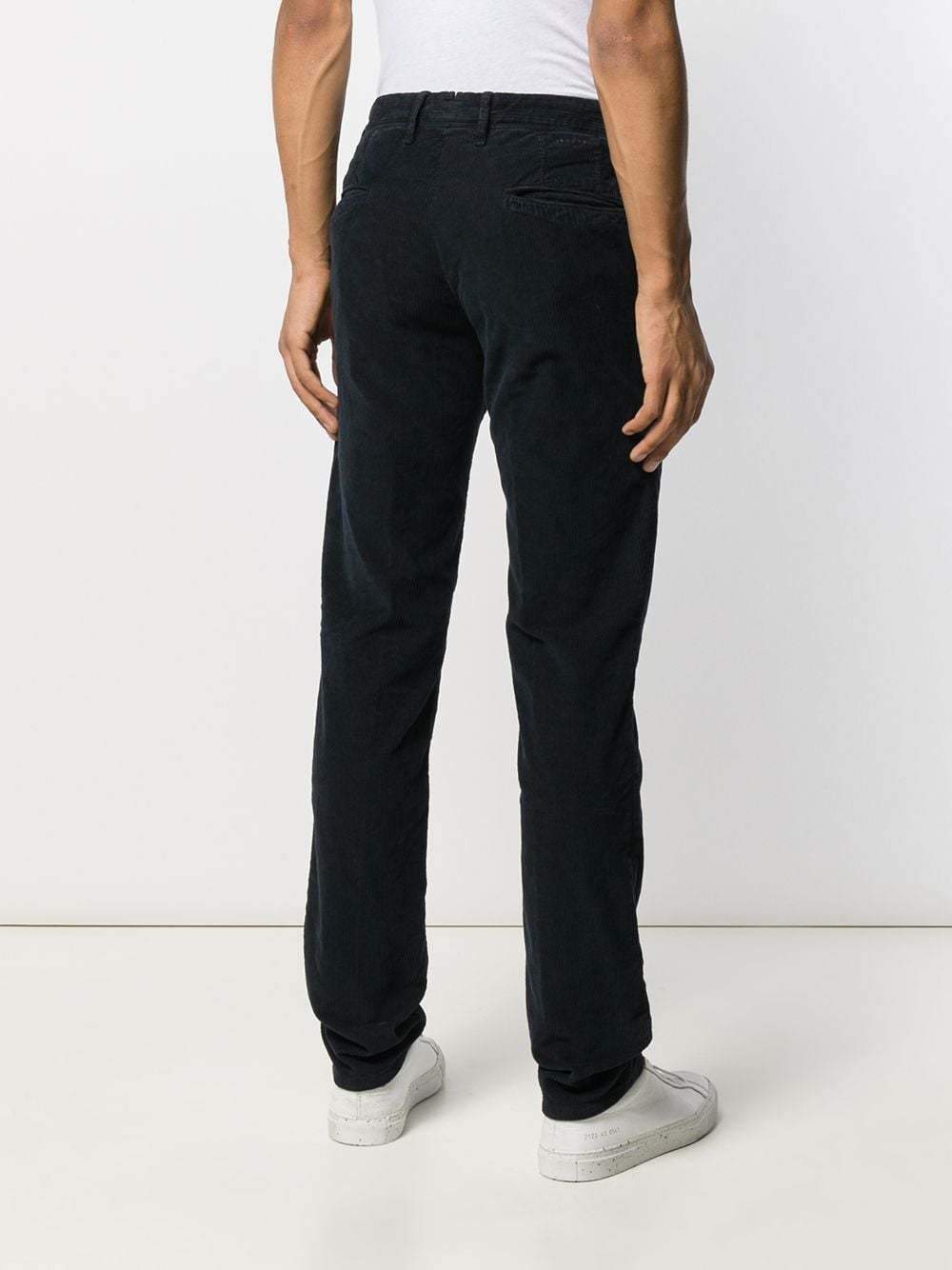 Incotex Corduroy Straight Leg Trousers, $189 | farfetch.com | Lookastic