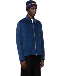 Paul Smith Blue Zip Front Jacket