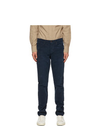 Tom Ford Blue Washed Corduroy Slim Fit Trousers