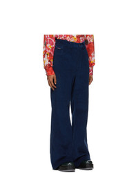 Marc Jacobs Navy Flared Jeans