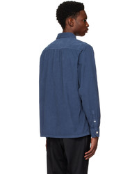 Ps By Paul Smith Blue Pocket Shirt