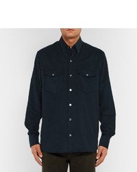 Dunhill Button Down Collar Cotton Corduroy Shirt