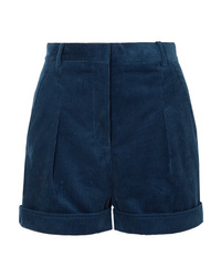 navy corduroy shorts