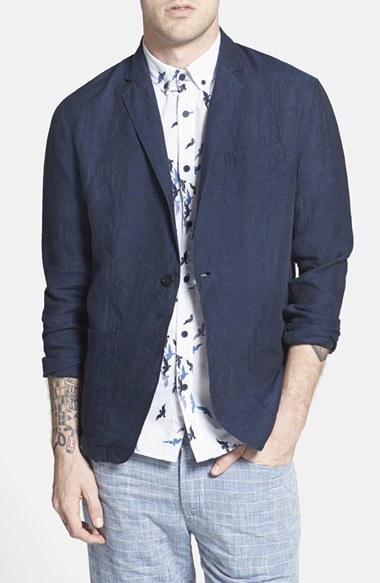 AZUL by moussy Azul Unstructured Linen Sport Coat, $130