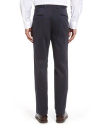 Ted Baker London Jerome Flat Front Stretch Cotton Trousers