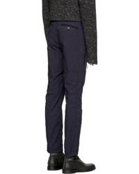 Sacai Navy Belted Cotton Trousers