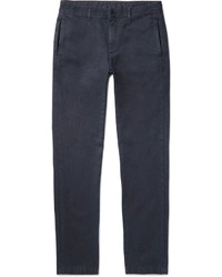 Massimo Alba Winch Slim Fit Cotton And Cashmere Blend Trousers