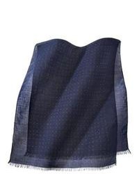 Saison Limited Merona Solid Scarf With Gold Studs Navy