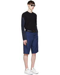 Givenchy Blue Cotton Bermuda Shorts