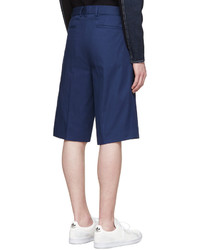Givenchy Blue Cotton Bermuda Shorts