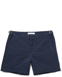 Orlebar Brown Carvin Cotton And Linen Blend Shorts