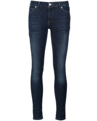 Anine Bing Mid Rise Skinny Jeans