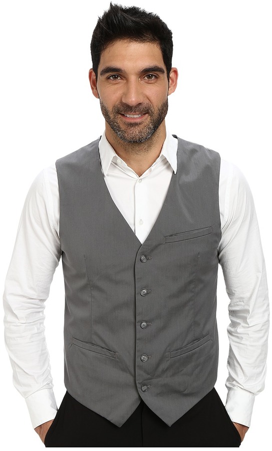 cotton suit vest