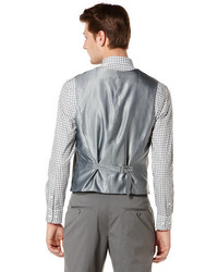 Perry Ellis Iridescent Cotton Suit Vest