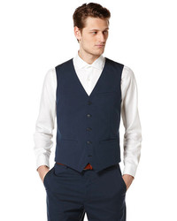 Perry Ellis Iridescent Cotton Suit Vest