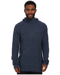 Navy Cowl-neck Sweater