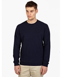Maison Margiela 14 Navy Cotton Sweatshirt