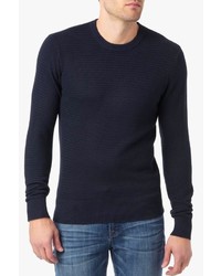 7 For All Mankind Crew Neck Sweater In Authentic Navy