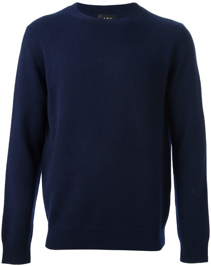A.P.C. Crew Neck Sweater, $382 | farfetch.com | Lookastic