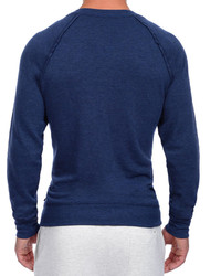 2xist Active Core Woven Crewneck Sweatshirt Blue