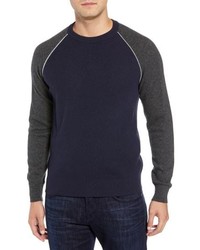 Luciano Barbera Active Crewneck Wool Cashmere Sweater
