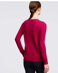 Ann Taylor Tall Cashmere Crew Neck Sweater