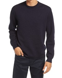 Theory Arnaud Colorblock Wool Blend Crewneck Sweater