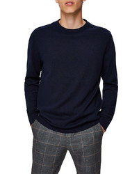Selected Homme Berg Cotton Crewneck Sweater