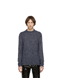 Acne Studios Blue And White Kaiser Sweater