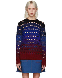Kenzo Blue Basketweave Sweater