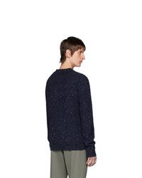 Acne Studios Blue Cashmere Peele Sweater